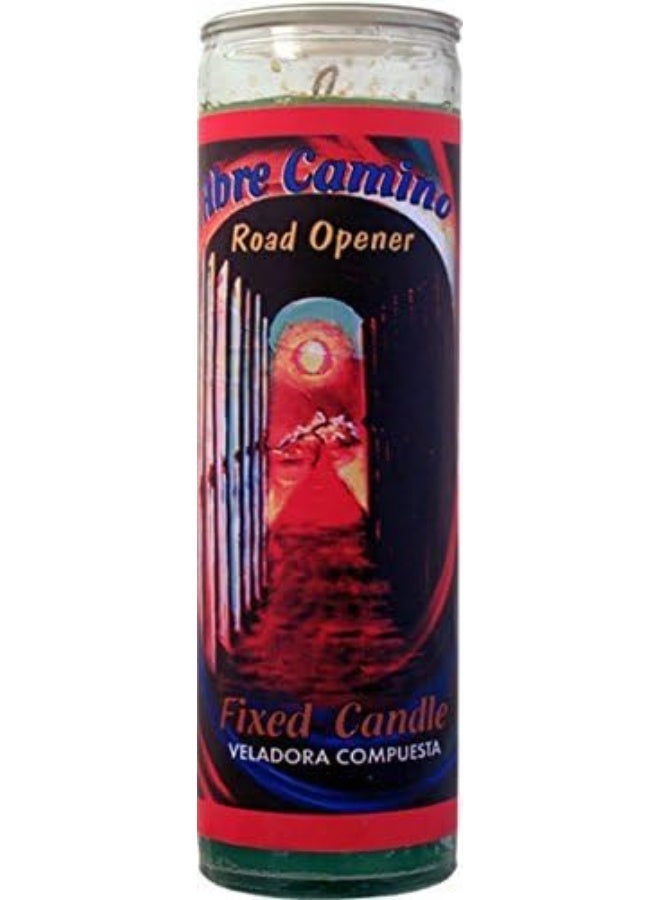 Road Opener Green Candle - Velas Misticas 7 Day Fixed